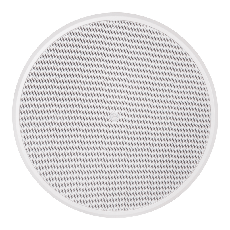 Atlas Sound FAP63TC-W 6.5" Shallow Mount Coaxial In-Ceiling Speaker with 32-Watt 70V/100V Transformer (Pair, White)