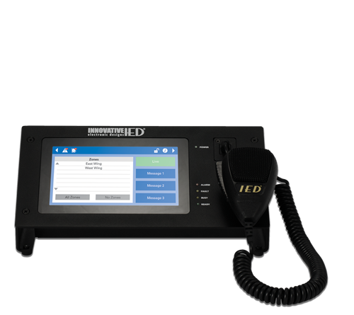 Atlas Sound IED550CS-H – Touch Screen Digital Communication Station with Handheld Microphone Communication Station Atlas Sound