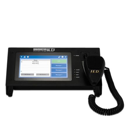 Atlas Sound IED550CS-H – Touch Screen Digital Communication Station with Handheld Microphone Communication Station Atlas Sound