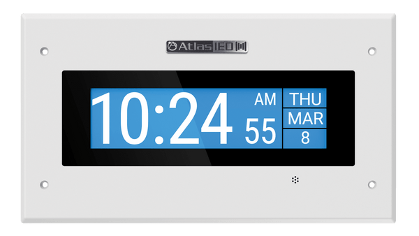 Atlas Sound IP-DM PoE+ Indoor Wall Mount LCD Endpoint with Talkback Microphone