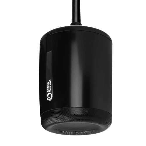Atlas Sound IP-PM8GD-B 8” Pendent Mount PoE+ IP Speaker System (Black)