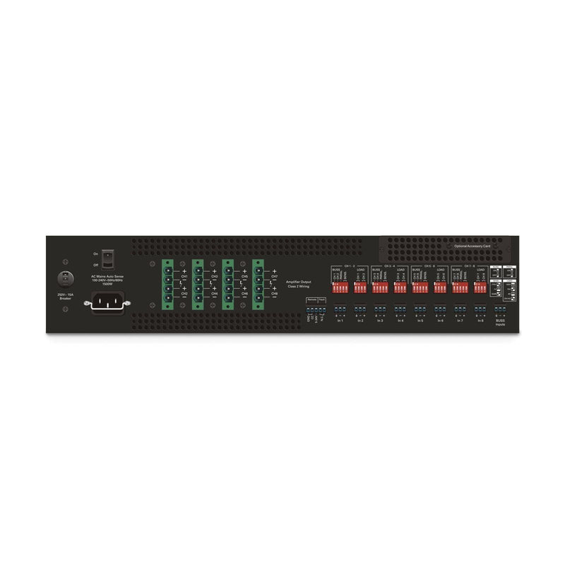 Atlas Sound HPA2408 Eight-Channel, 2400-Watt Commercial Amplifier