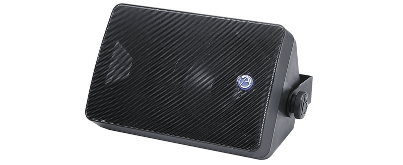 Atlas Sound SM52T-B 5 1/4" 2-Way Weather Resistant Speaker (Pair, Black)