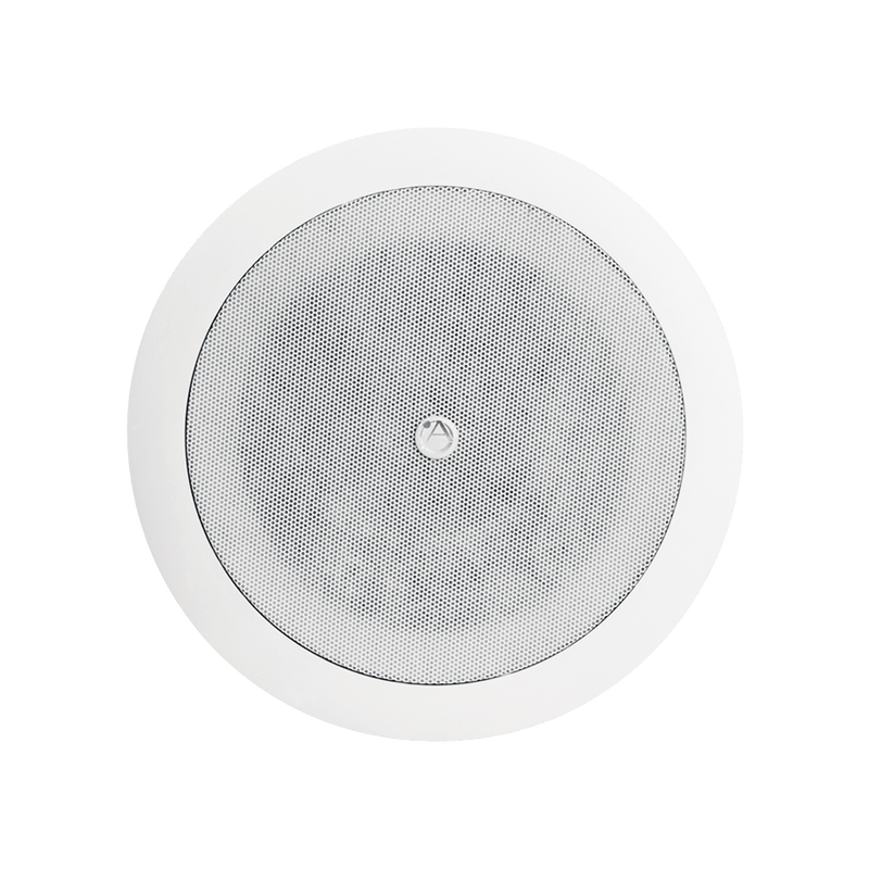Atlas Sound FAP42T 4" Coaxial In-Ceiling Speaker with 16-Watt 70/100V Transformer and Ported Enclosure (Pair, White)
