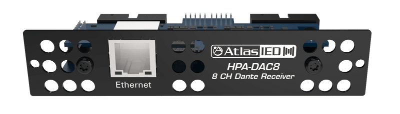 Atlas Sound HPA-DAC8 Eight-Input Dante® Accessory Card for HPA Amplifiers