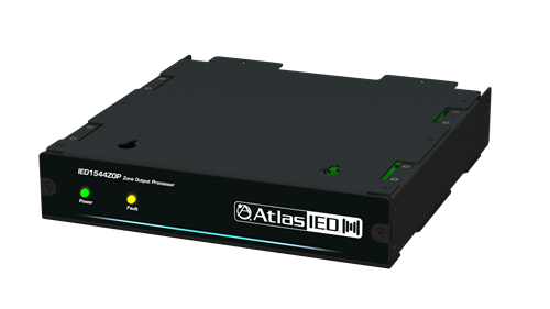 Atlas Sound IED1544ZOPC – 4x4 CobraNet Smart Zone Output Processor Interface Device Atlas Sound