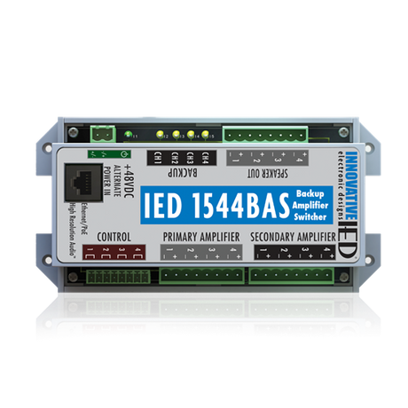 Atlas Sound IED1544BAS – Four Channel Backup Amplifier Switch Amplifier Accessory Atlas Sound