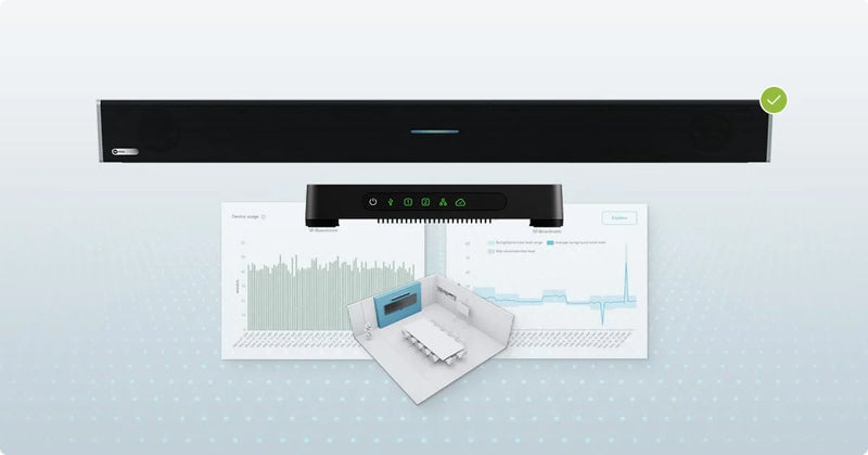 Nureva DUAL-HDL410-B Dual HDL410 audio conferencing system for Large Meeting Spaces