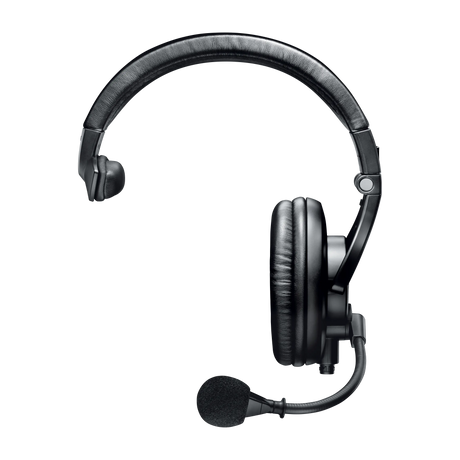 Shure BRH441M-LC Single-Sided Broadcast Headset, less cable Microphones Shure