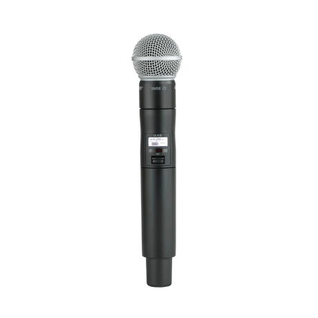 Shure ULXD2-SM58 VHF Digital Handheld Wireless Microphone Transmitter with SM58 Capsule - ULXD2/SM58=-V50 Microphones Shure