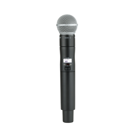 Shure ULXD2-SM58 VHF Digital Handheld Wireless Microphone Transmitter with SM58 Capsule - ULXD2/SM58=-H50 Microphones Shure