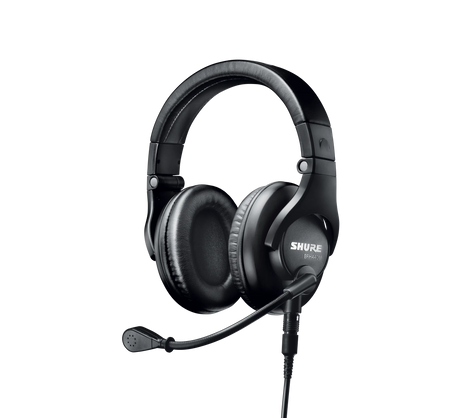 Shure BRH440M-LC Dual-Sided Broadcast Headset, less cable Microphones Shure