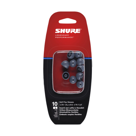 Shure EATFL1-6 Triple flange sleeves for SCL3, SCL4, & SCL5 earphones (5 pair) Microphones Shure
