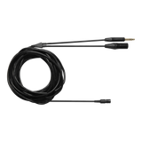 Shure BCASCA-NXLR3QI-25 25ft. Detachable cable with Neutrik 3 Pin XLR male connector and 1/4'' stereo plug Microphones Shure