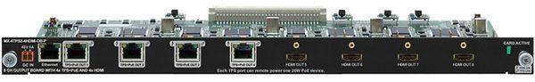 Lightware MX-4TPS2-4HDMI-OB-P TPS and HDMI Combo Output Board with PoE - 91130049