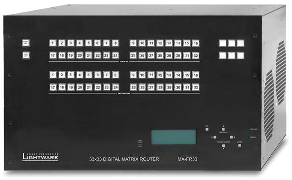 Lightware MX-FR33L 33x33 Crosspoint MX Modular Digital Router Frame - 91110003