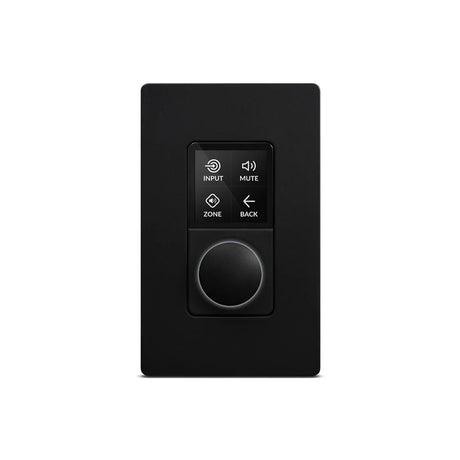 Blaze Audio Wall-M Multi-Zone PoE-Powered Wall-Controller (Black) - BGM-888-038 Audio Amplifiers Blaze Audio