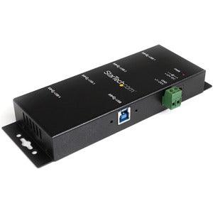 StarTech 4 PORT USB 3.0 HUB METAL TAA INDUSTRIAL MOUNTABLE HEAVY DUTY - ST4300USBM