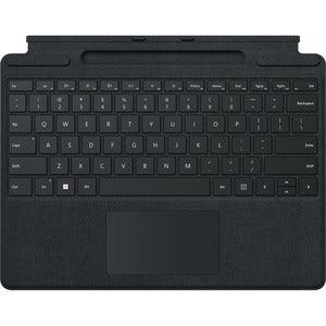 Microsoft Signature Keyboard/Cover Case with Slim Pen 2 for Microsoft Surface Pro 8, Surface Pro X Tablet - Black - Alcantara