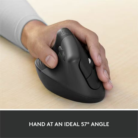Logitech Lift for Business Left, Vertical Ergonomic Mouse - Left-handed Video Conferencing Logitech