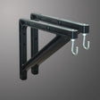 Draper 10" or 14" (25 cm or 36 cm) Black Wall Brackets - Black – 227215 Projection Screens Draper
