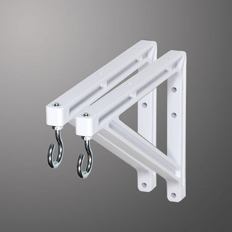 Draper 10" or 14" (25 cm or 36 cm) White Wall Brackets - White – 227214 Projection Screens Draper