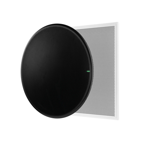 Shure MXA920B-R Ceiling Array Microphone, Round (Black) Audio Conferencing Shure