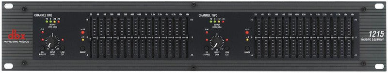 DBX 1215 12 Series - Dual 15 Band Graphic Equalizer - DBX131SV