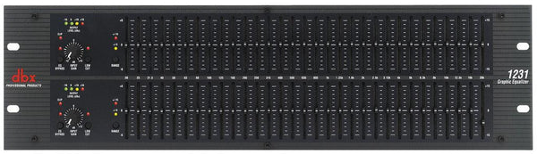 DBX 1231 12 Series - Dual 31 Band Graphic Equalizer - DBX1231V