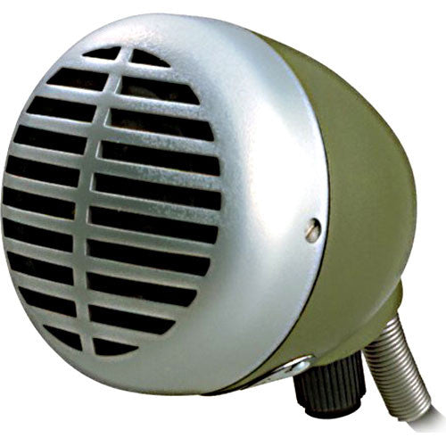 Shure 520DX-TA Green Bullet Harmonica Microphone (TAA-Compliant)