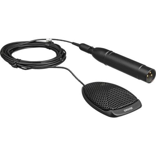 Shure MX391/O-TA Microflex Omnidirectional Boundary Microphone (Black) (TAA-Compliant)