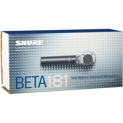 Shure BETA 181/BI-TA Figure 8 Compact Side-Address Instrument Microphone (TAA-Compliant)