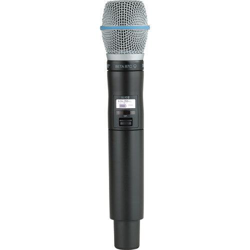 Shure ULXD2TA/B87C=-H50 Digital Handheld Wireless Microphone Transmitter with Beta 87C Capsule (H50: 534 to 598 MHz) (TAA-Compliant)