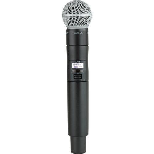 Shure ULXD2TA/SM58=-G50 Digital Handheld Wireless Microphone Transmitter with SM58 Capsule (G50: 470 to 534 MHz) (TAA-Compliant)