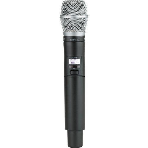 Shure ULXD2TA/SM86=-X52 Digital Handheld Wireless Microphone Transmitter with SM86 Capsule (X52: 902 to 928 MHz) (TAA-Compliant)