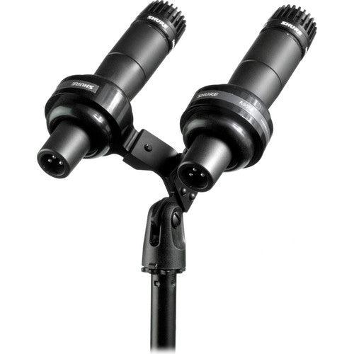 Shure VIP55SM-TA Dual Microphone Holder for SM57 (TAA-Compliant)