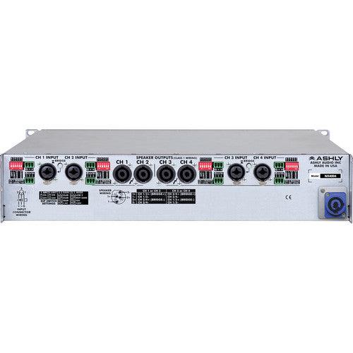 ASHLY NX4004 Power Amplifier 4 Channel x 400 Watts @ 2 Ohms