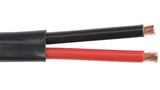 Liberty AV 1000' Black Commercial Grade General Purpose 14 AWG 2-Conductor Cable Reel - 14-2C-BLK
