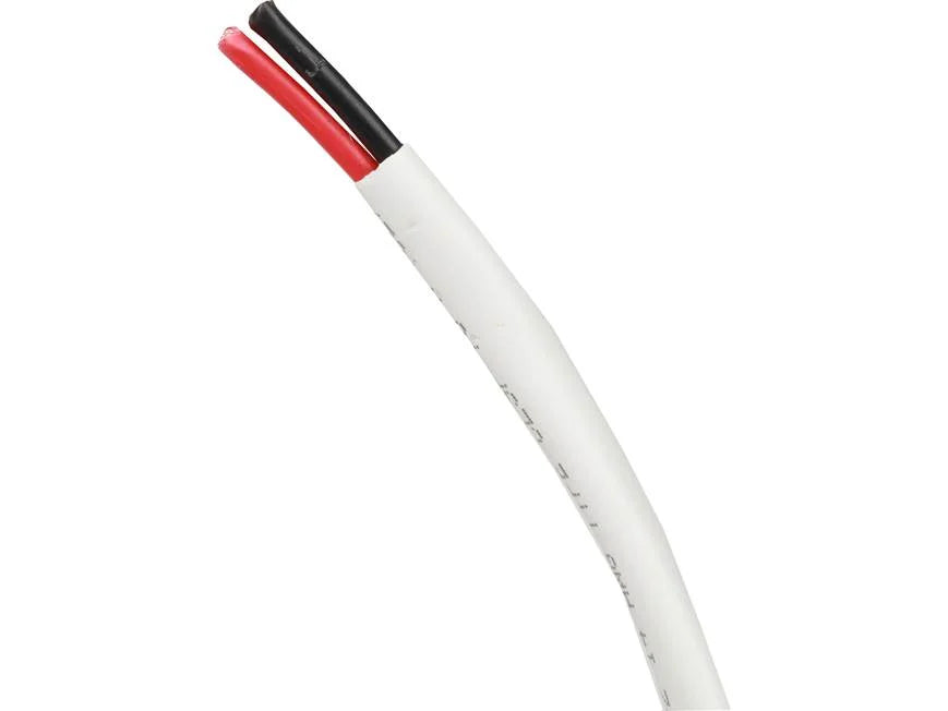 Liberty 14-gauge 2-conductor Unshielded Speaker Wire Plenum-rated (White/500 feet)
