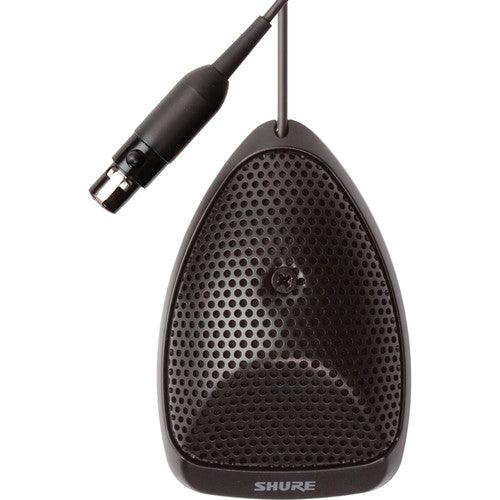 Shure MX391/S-TA Microflex Supercardioid Boundary Microphone (Black) (TAA-Compliant)