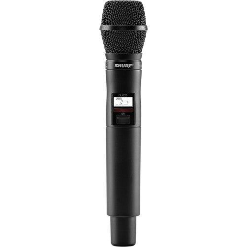 Shure QLXD2TA/SM87=-J50A Digital Handheld Wireless Microphone Transmitter with SM87A Capsule (J50A: 572 to 608 + 614 to 616 MHz) (TAA-Compliant)