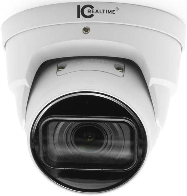 IC Realtime IPEL-E80V-IRW3 8MP Indoor/Outdoor Eyeball Vandal Dome Camera, White