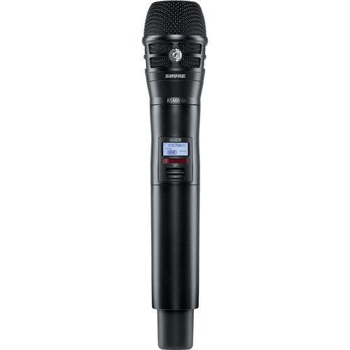 Shure ULXD2TA/K8B=-H50 Digital Handheld Wireless Microphone Transmitter with KSM8 Capsule (H50: 534 to 598 MHz) (TAA-Compliant)