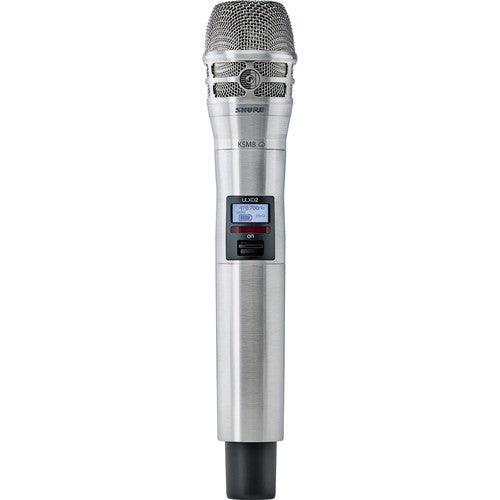 Shure ULXD2TA/K8N=-H50 Digital Handheld Wireless Microphone Transmitter with KSM8 Capsule (H50: 534 to 598 MHz) (TAA-Compliant)