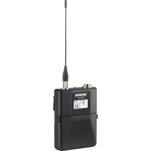 Shure ULXD1LEMO3TA=-J50A Digital Wireless Bodypack Transmitter with LEMO3 (J50A: 572 to 608 + 614 to 616 MHz) (TAA-Compliant)