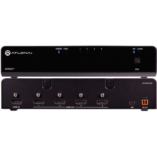 Atlona 4K HDR Four-Output HDMI Distribution Amplifier - AT-RON-444