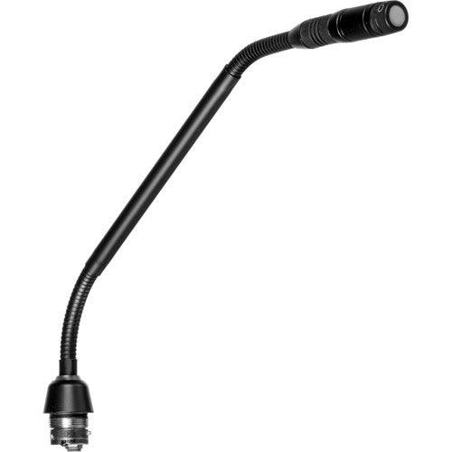 Shure MX410R/C-TA 10" Gooseneck Mic with Cardioid Capsule, and Red LED Ring on Top (Black) (TAA-Compliant)