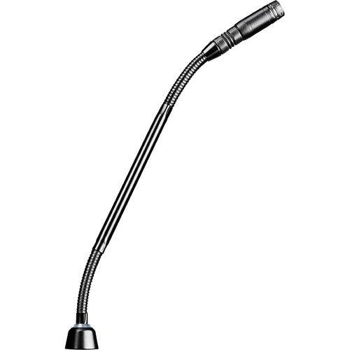 Shure MX410RLPDF/C-TA 10" Cardioid Dualflex Gooseneck Microphone with Red Light Ring (Black) (TAA-Compliant)