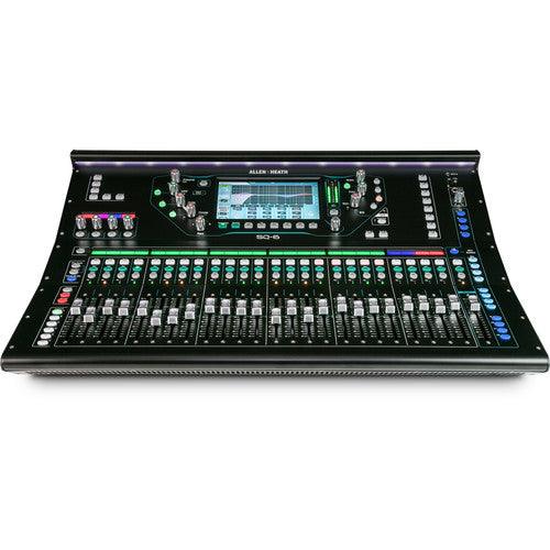 Allen & Heath SQ-6 48-Channel / 25 Faders, 6 Fader Layers, 32 x 32 USB Interface, and Network Audio Support