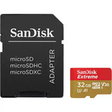 SanDisk Extreme UHS-I microSDHC Memory Card with SD Adapter